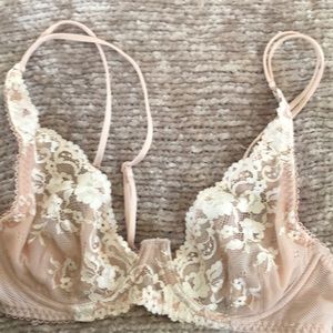 Free people lace underwire bra